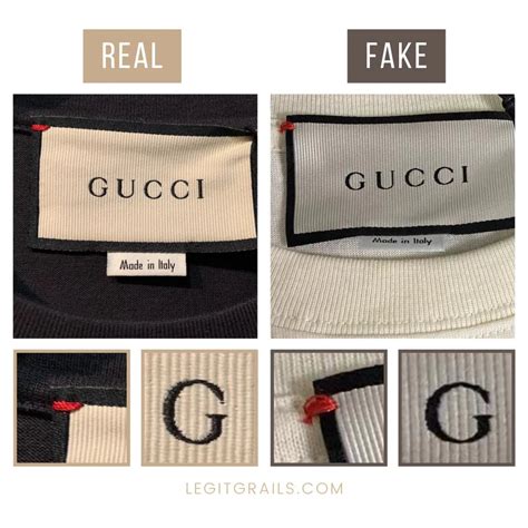 gucci real vs fake collar tag